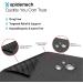 Spidertech Large Fan Pre-Cut Kinesiology Tape for Inflammation Relief - Black - Buy Online on GoSupps.com