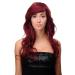 WIG ME UP - 9669EL-39 ladies wig red garnet red wavy slightly curly very long 70 cm