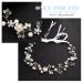 Flower Bride Wedding Headdress | Elegant Hair Jewelry for Women & Girls - Gold Floral Headband - Buy Online on GoSupps.com