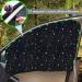 ZATOOTO Car Sun Shades - UV Protection Black Star Front Curtains (2 PCS) 48*80cm - Ideal for Baby, Kids, Pets, & Adults - Privacy and Sun Protection - Buy Online on GoSupps.com