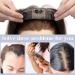 S-noilite Human Hair Toppers for Thinning Hair Women Real Hair Topper Hair Piece Clip in Toupee 100% Remy Real Human Hair 35g(#2-1 Dark Green Brown 10 Inch) 10 Inch Dark Green Brown - Buy Online on GoSupps.com