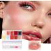 Lip Gloss Palette - 10-Color Jelly Lip Cream Palette | Soft Multicolored Lip Gloss | High-Pigment Lipstick Set | Professional Lip Palette | - Buy Online on GoSupps.com