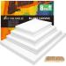 Stretched Canvas  6x8  8x10  10x12  12x16  8 Set Artist Canvase Frame Board Panels  100% Cotton Blank Canvase Oil Acrylic Watercolor Pouring Paint  Acid-Free for Kids & Artists