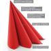 Buy Prime Guest Napkin Red - Premium 50 Pack for Weddings & Celebrations | Airlaid Fabric 40x40 cm Fold - Buy Online on GoSupps.com