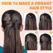 Bobby Pins Black MORGLES 120 Pcs - Kirby Grips Hair Pins for Thick Hair - 5 cm/2 Inches - Women's Hair Grips with Storage Box - Buy Online on GoSupps.com