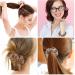 Satin Hair Scrunchies 10 Pack | Neutral Coffee Color Hair Ties for Women & Girls | Ponytail Holders & Accessories | Perfect Gifts - Buy Online on GoSupps.com
