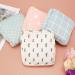 Colorful Sanitary Napkin Storage Bag - Portable Period Pouch for Women/Teen Girls - Menstrual Cup & Nursing Pad Holder - Cactus, Maple Leaf, Dots, Lattice Design - Buy Online on GoSupps.com