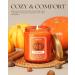 AOOVOO Spiced Pumpkin Candle - Premium Fall Soy Candles Scented Aromatherapy Candle for Women - 9 OZ - Buy Online on GoSupps.com