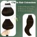 Ugeat Clip-In Brown Hair Extensions | 45cm Remy Real Hair 120g 7 Pieces - Thick & Luxurious #2 - Buy Online on GoSupps.com