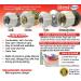 Non-Slip Door Knob Cover Grips for Arthritis & Senior Living - 4 Pack (White Tylo) - Buy Online on GoSupps.com
