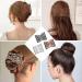 3Pcs Crystal Beads Magic Hair Combs - Decorative Stretchy Hair Slides for Women - DIY Hair Accessories for Styling - Buy Online on GoSupps.com