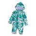 BONVERANO Baby Boys Swimsuit Toddler Bathing Suit Zip-up Full-Zip Hoodie One Piece Swimwear with UPF 50+ Sun Protection 18-24 Months Bamboo