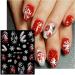 JMEOWIO 3D Embossed Christmas Nail Art Stickers Decals Self-Adhesive 5D White Snowflake Winter Holiday Nail Supplies Nail Art Design Decoration Accessories 4 Sheets - Buy Online on GoSupps.com