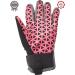 Ultrasport Advanced Ski Children's Gloves - Flexible Water Resistant & Windproof for Ages 6-14 | Rocky Black/Gray/White/Pink - Buy Online on GoSupps.com