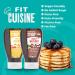 Fit Cuisine Low Calorie Syrup - Low-Cal Syrup to Support Weight Management Low Carb Diet Keto Friendly Vegan For Pancakes Desserts Porridge Ice Cream - 425ml (Cookies & Cream) - Buy Online on GoSupps.com