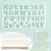 Mocoosy 182Pcs Reversed Silicone Alphabet Resin Molds Kit with Hand Drill - Resin Keychain Making Set for Fancy Letter & Ornament Designs - Buy Online on GoSupps.com