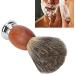 Professional Portable Shaving Brush for Men - Ergonomic Wooden Handle Soft Hair Elegant Design | Ideal for Home & Salon Use - Buy Online on GoSupps.com