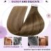 LAAVOO Tape In Hair Extensions - Balayage Brown Ombre Remy Hair - 20pcs 50g 45cm #8/16/8 - Volume & Length for Stunning Looks - Buy Online on GoSupps.com