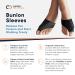 Copper Compression Bunion Corrector Sleeve - Orthopedic Toe Alignment & Relief - Gel Cushion Pads - Men & Women - Small/Medium (1 Pair) - Buy Online on GoSupps.com