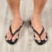 Buy Mnsruu Black Flip-Flops with Large Dots - Stylish & Comfortable for Home Hotel Spa Travel - Unisex Sizes Available - Buy Online on GoSupps.com