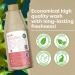 Eco-Mate - Pink Grapefruit Washing Up Liquid - 500ml (Pack of 3) - Eco Friendly - 100% Plant-Based Biodegradable Dish Washing Liquid - Suitable For Sensitive Skin - Natural Ingredients - Zesty Scent - Buy Online on GoSupps.com