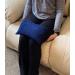 Handcrafted Microwavable Heating Pad with Rice Fill - Natural Cotton Cover, Made in USA - For Back, Neck Pain, Arthritis, Cramps (Navy Blue) - Buy Online on GoSupps.com
