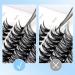 100PCS D Curl 0.07mm Cluster Eyelashes 8-16mm | GEMERRY Handmade Ribbon Lashes | DIY Wide Stem Extensions - Buy Online on GoSupps.com