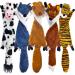 5 Pack Dog Squeaky Toys - No Stuffing Animals, Chewable & Crinkly Pet Toys for Large and Medium Dogs | Squeaky Doggie & Puppy Toys Set - Buy Online on GoSupps.com