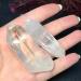 2pcs Natural Clear Crystal Rough Stone Polished Raw Gemstone Specimen Minerals Stone Home Decoration
