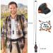 7-in-1 Emergency Survival Whistle - Outdoor Multifunctional Tool with Lanyard | Ideal for Kayaking, Boating, Hiking & More | Black+Orange - Buy Online on GoSupps.com