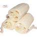 3 Pcs 100% Natural 5 inch Loofah Bath Sponge Scrubber Set Organic Exfoliating Spa Shower Loofah Body Scrubbers for Smoother, Radiant Skin - Buy Online on GoSupps.com