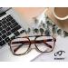 Feizedy Retro 70s 80s Blue Light Filter Glasses for Men & Women - B2888 Turtle Frame 60mm - Anti-Glare PC Gaming & Computer Glasses - Buy Online on GoSupps.com