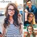 GQUEEN Large Frame Horn Glasses - Stylish UV400 Fake Glasses for Men & Women | Non-Prescription Nerd Glasses in Black & Red - Buy Online on GoSupps.com