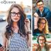GQUEEN Non Prescription Fake Clear Glasses Rectangular Frame 201512 Classic-1p Matte Black - Stylish Eyeglasses - Buy Online on GoSupps.com