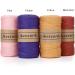 4mm Single Strand Yellow Macrame Cord - 80m Colored Cotton Rope for Wall Hangings, Plant Hangers & Crafts - Buy Online on GoSupps.com