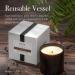 LAFCO New York Redwood Signature Candle - 15.5 oz 90-Hour Burn Time Reusable Hand Blown Glass Made in the USA - International Shipping Available - Buy Online on GoSupps.com