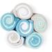 Tendertyme Blue and Grey Lollipop Washcloth Bundle - 12 Piece Set - Buy Online on GoSupps.com