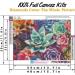 Eniref 5D Diamond Painting Kit - Succulents Design - DIY Diamond Art for Home Decor - Full Round Drill Craft Kit - 12x16 inch - Great Gift for Adults and Kids - Buy Online on GoSupps.com