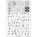 FingerAngel XL Nail Art Stamp Plates Collection - 4PCS Stamping Image Plates Set | Manicure Tools Plate Organizers XL07-10 - Buy Online on GoSupps.com
