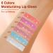Lucoss 6 Colors Glitter Liquid Lipsticks Gift Set Waterproof Moisturizing Metallic Lip Gloss for Women & Girls Shimmering Glitter Finish - Buy Online on GoSupps.com