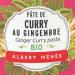 Albert Men AM Condiments Organic Ginger Curry Paste 210 g Pack of 6 - Buy Online on GoSupps.com