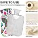 Spring Hot Water Bottle with Cover - 1L BPA Free - Small Pain Relief Hot Water Bag for Headaches Neck & Shoulders - Buy Online on GoSupps.com