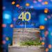 Shop Sumerk 40th Birthday Cake Attachments - Gold & Black Decorations | Perfect for Birthday Party Celebrations - Buy Online on GoSupps.com