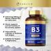 Vitamin B3 Nicotinamide 500mg | 180 Vegan Tablets | High Strength Niacin as Nicotinamide | Suitable for Vegetarians and Vegans | No Artificial Preservatives | by Carlyle - Buy Online on GoSupps.com