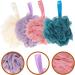 Beavorty 4pcs Shower Loofah Set | Exfoliating Bathing Balls for Smooth Skin | Ideal for Body Wash & Skincare - Buy Online on GoSupps.com