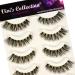 False Eyelashes 5 Pairs Reusable Lashes Handmade Natural Thick Fake Eyelashes Soft - V110 - Buy Online on GoSupps.com