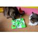 AQluming Cat Puzzle Feeder Treat Toy - Slow Food Dispenser in Green - Buy Online on GoSupps.com