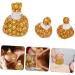 Amosfun 3-Pack Warm Roasted Wormwood Herbal Foot Massage Balls - Natural Heat Compress for Spa Therapy - Buy Online on GoSupps.com