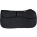 ECP All Purpose Diamond Quilted Therapeutic Contoured Correction Support Western Saddle Pad with Adjustable Memory Foam Black - Buy Online on GoSupps.com