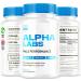 Buy Alpha Labs Capsules (2 Pack) - Max Performance & Advanced Formula | 120 Capsules for 2 Months - International Shipping Available - Buy Online on GoSupps.com